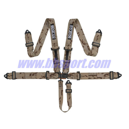 Arnés  de seguridad racing SPORT H-5 SFI BLK LATCH-N-LINK