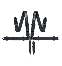 Arnés  de seguridad racing SPORT H-5 SFI BLK LATCH-N-LINK