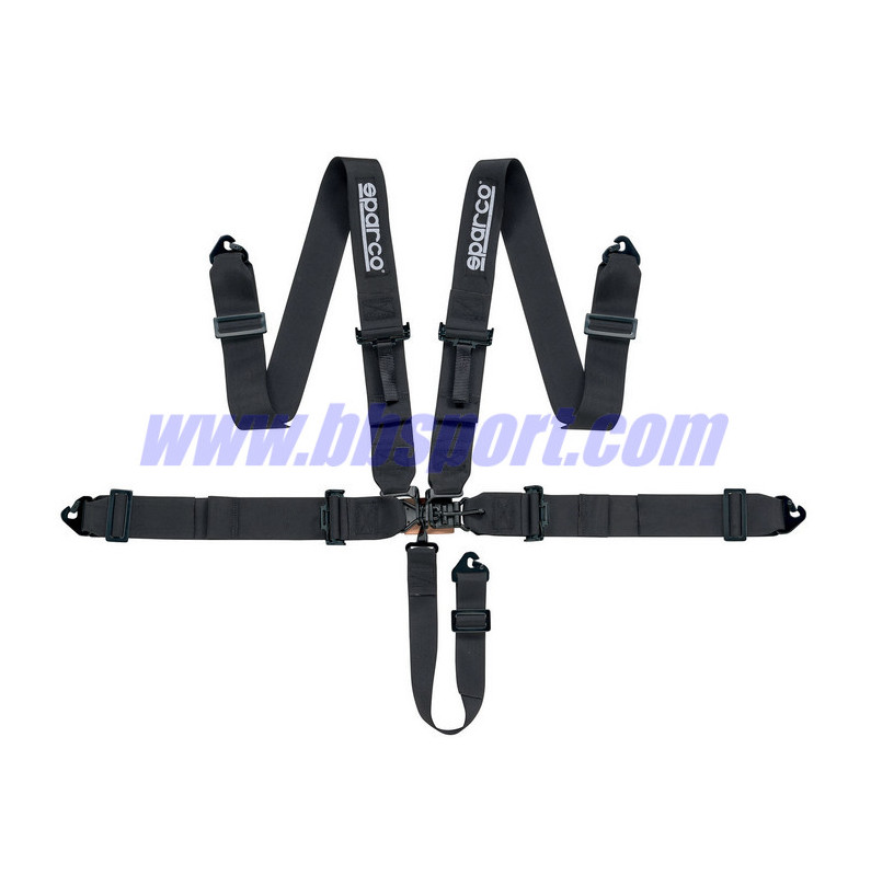 Arnés  de seguridad racing SPORT H-5 SFI BLK LATCH-N-LINK