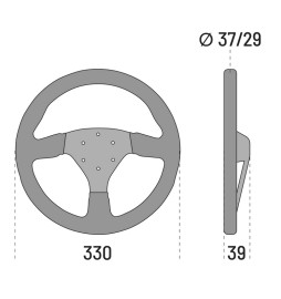 Volante Sparco R383 OMP equipamiento - 2