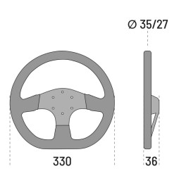 Volante Sparco R353 OMP equipamiento - 1