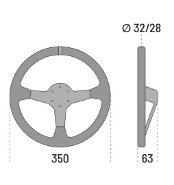 Volante Sparco R 345 OMP equipamiento - 2