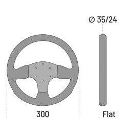 Volante Sparco P300 OMP equipamiento - 2