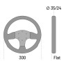 Volante Sparco P300 OMP equipamiento - 2
