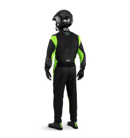 Mono automovilismo Ignifugo FIA FUTURA negro/verde  - 5
