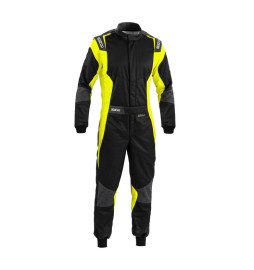 Mono automovilismo Ignifugo FIA FUTURA negro/amarillo