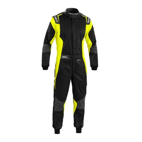Mono automovilismo Ignifugo FIA FUTURA negro/amarillo