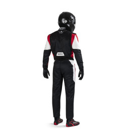 Mono automovilismo Ignifugo FIA COMPETITION (R567) negro/rojo/blanco  - 5