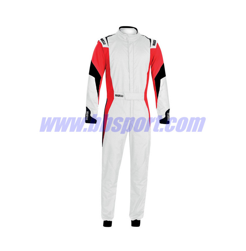 Mono automovilismo Ignifugo FIA COMPETITION (R567) blanco/rojo/negro