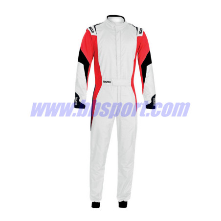 Mono automovilismo Ignifugo FIA COMPETITION (R567) blanco/rojo/negro