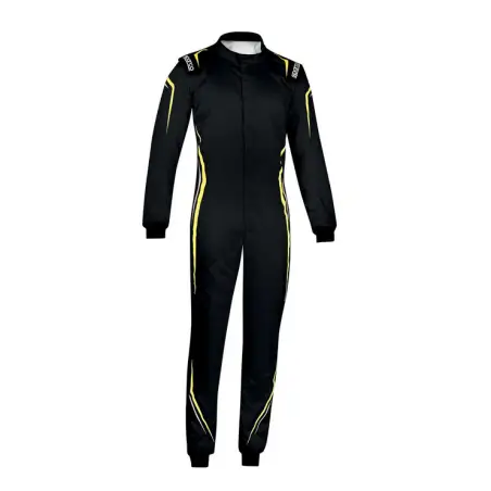 Mono automovilismo Ignifugo PRIME (R568) negro/amarillo fluo