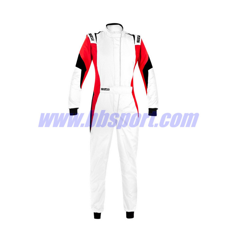 Mono automovilismo Ignifugo FIA COMPETITION LADY (R567) blanco/rojo/negro Mono automovilismo Ignifugo FIA COMPETITION LADY (R567) blanco/rojo/negro
