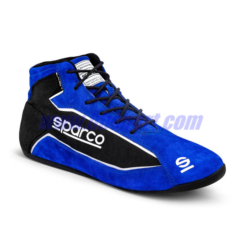 Botines ignífugos automovilismo Sparco FIA SCARPA SLALOM Blue