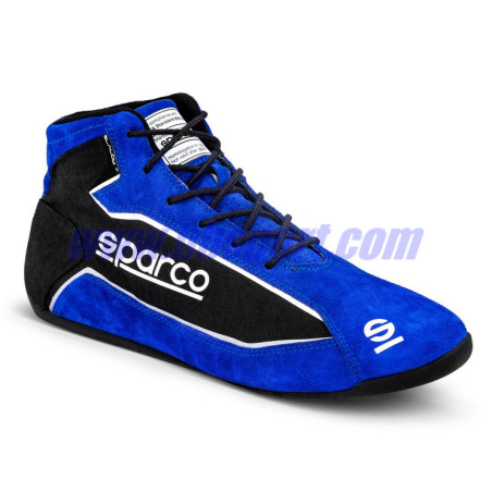 Botines ignífugos automovilismo Sparco FIA SCARPA SLALOM Blue
