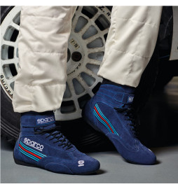 Botines ignífugos automovilismo Sparco FIA TOP MARTINI SHOES blue Sparco - 2