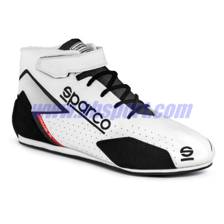 Botines ignífugos automovilismo Sparco FIA PRIME R white