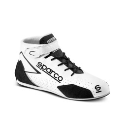 Botines ignífugos automovilismo Sparco FIA PRIME R white/black