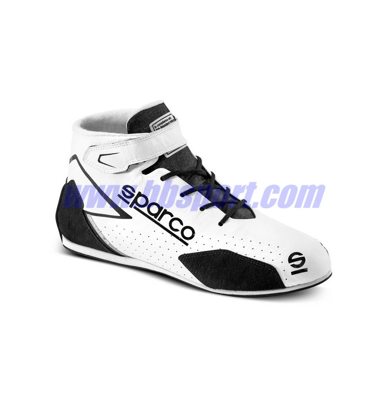Botines ignífugos automovilismo Sparco FIA PRIME R white/black Botines ignífugos automovilismo Sparco FIA PRIME R white/black