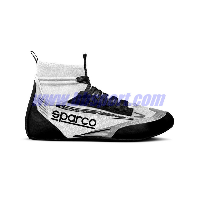 Botines ignífugos automovilismo Sparco FIA SUPERLEGGERA white/black Botines ignífugos automovilismo Sparco FIA SUPERLEGGERA white/black