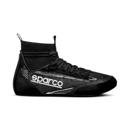 Botines ignífugos automovilismo Sparco FIA SUPERLEGGERA black/white