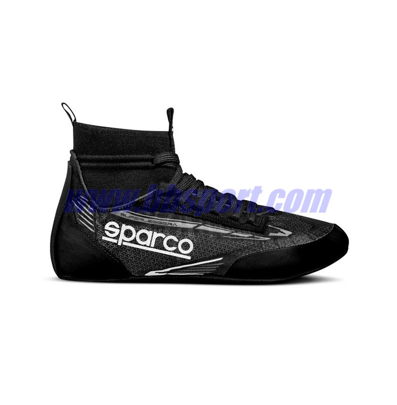 Botines ignífugos automovilismo Sparco FIA SUPERLEGGERA black/white Botines ignífugos automovilismo Sparco FIA SUPERLEGGERA black/white