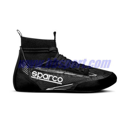 Botines ignífugos automovilismo Sparco FIA SUPERLEGGERA black/white