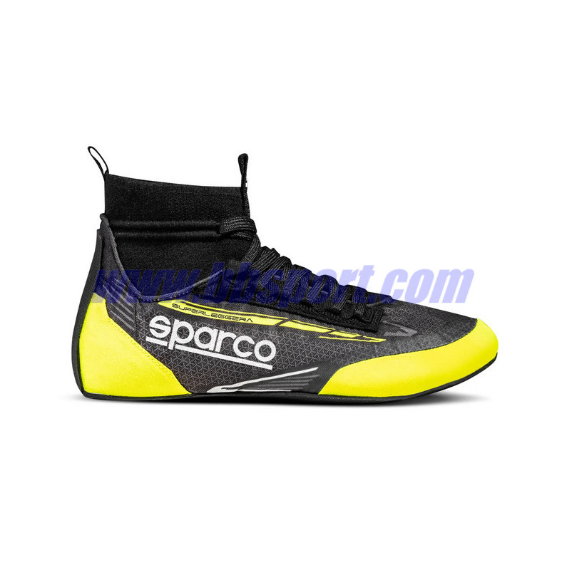 Botines ignífugos automovilismo Sparco FIA SUPERLEGGERA black/yellow Botines ignífugos automovilismo Sparco FIA SUPERLEGGERA black/yellow