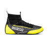 Botines ignífugos automovilismo Sparco FIA SUPERLEGGERA black/yellow