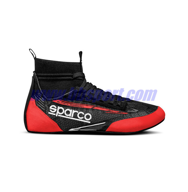 Botines ignífugos automovilismo Sparco FIA SUPERLEGGERA black/red Botines ignífugos automovilismo Sparco FIA SUPERLEGGERA black/red