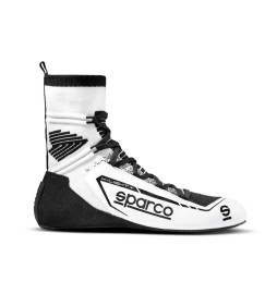 Botines ignífugos automovilismo Sparco FIA X-LIGHT+ white/black