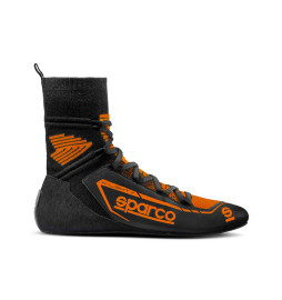 Botines ignífugos automovilismo Sparco FIA X-LIGHT+ black/orange