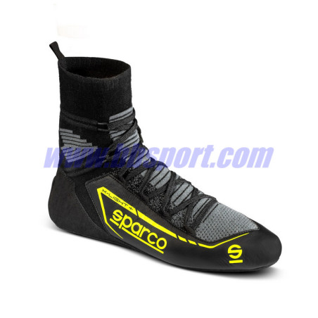 Botines ignífugos automovilismo Sparco FIA X-LIGHT+ black/yellow