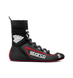 Botines ignífugos automovilismo Sparco FIA X-LIGHT+ black/red