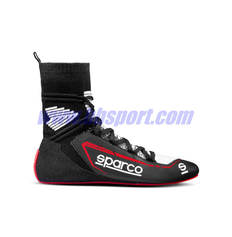 Botines ignífugos automovilismo Sparco FIA X-LIGHT+ black/red Botines ignífugos automovilismo Sparco FIA X-LIGHT+ black/red