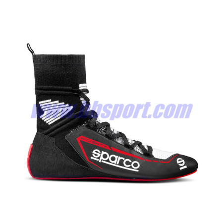 Botines ignífugos automovilismo Sparco FIA X-LIGHT+ black/red