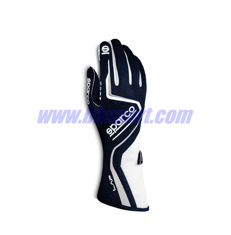 Guantes ignífugos Sparco LAP black/white Guantes ignífugos Sparco LAP black/white