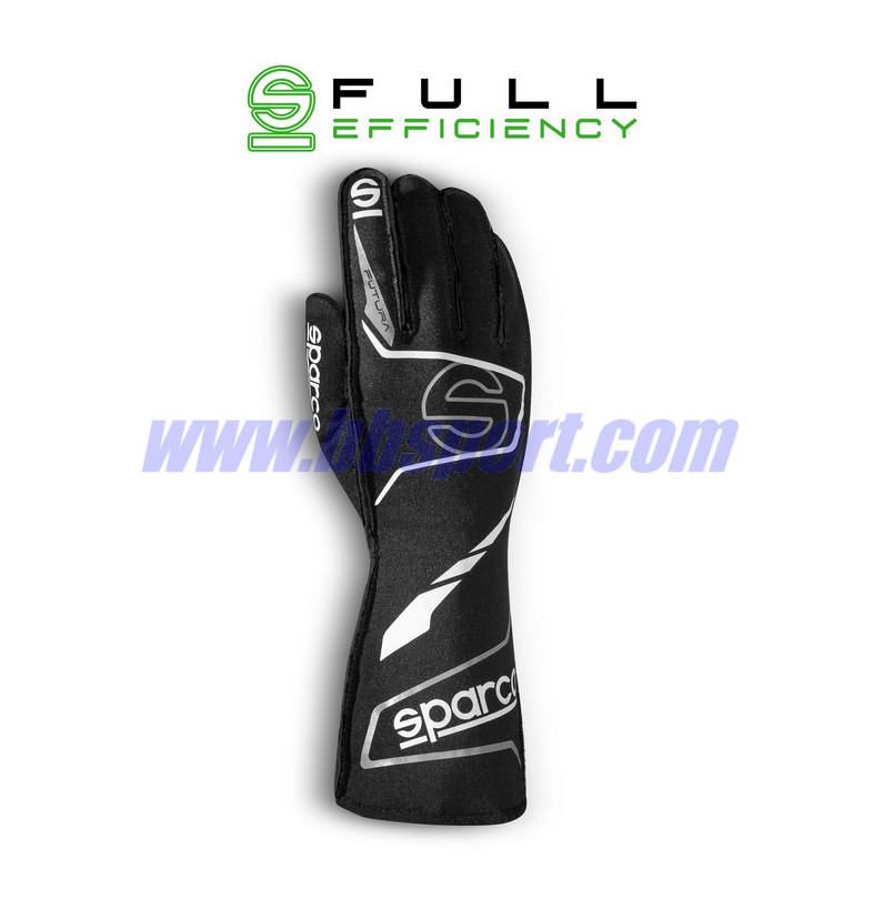 Guantes ignífugos Sparco FUTURA black/white Guantes ignífugos Sparco FUTURA black/white