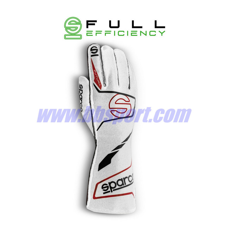 Guantes ignífugos Sparco FUTURA white Guantes ignífugos Sparco FUTURA white