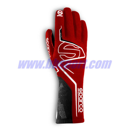 Guantes ignífugos Sparco LAP red
