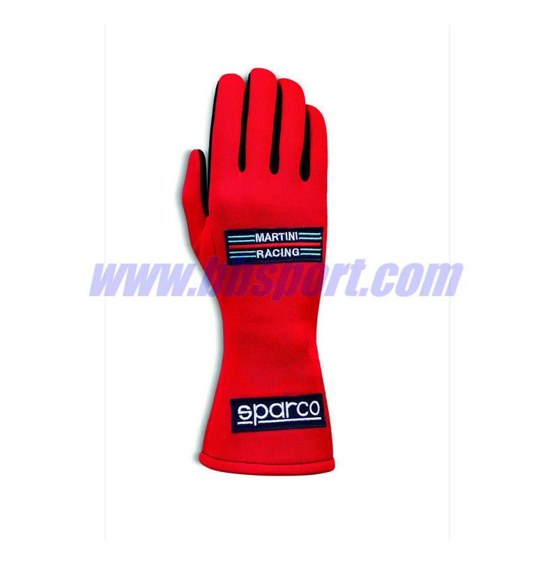 Guantes ignífugos Sparco LAND CLASSIC MARTINI RACING red
