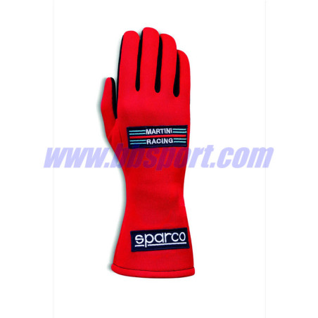 Guantes ignífugos Sparco LAND CLASSIC MARTINI RACING red