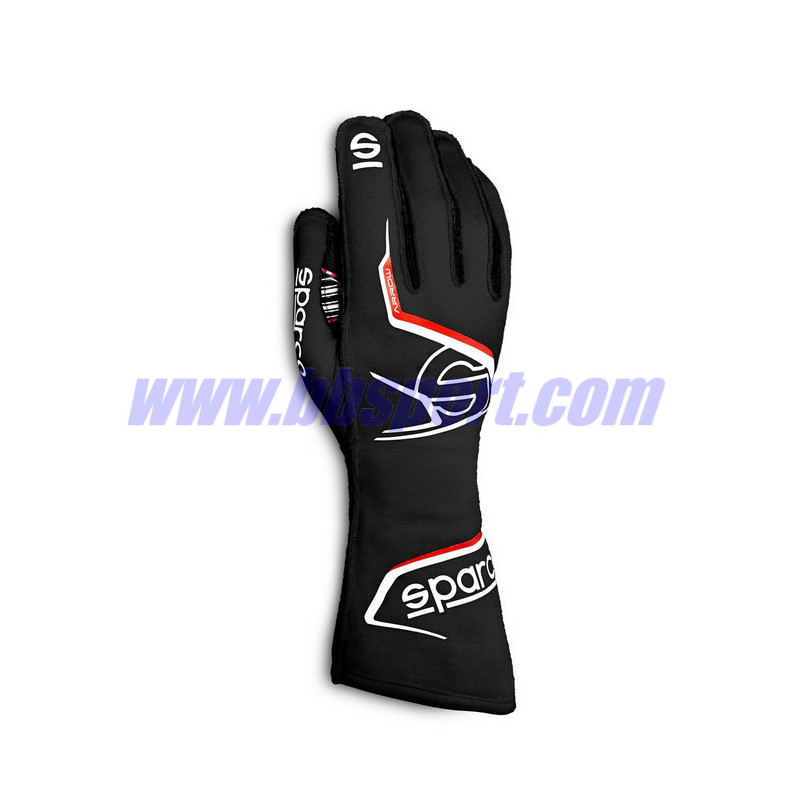 Guantes ignífugos Sparco ARROW EVO black/red Guantes ignífugos Sparco ARROW EVO black/red
