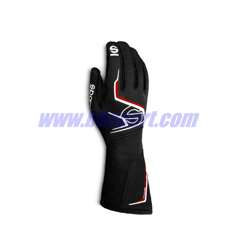 Guantes ignífugos Sparco TIDE black/red Guantes ignífugos Sparco TIDE black/red