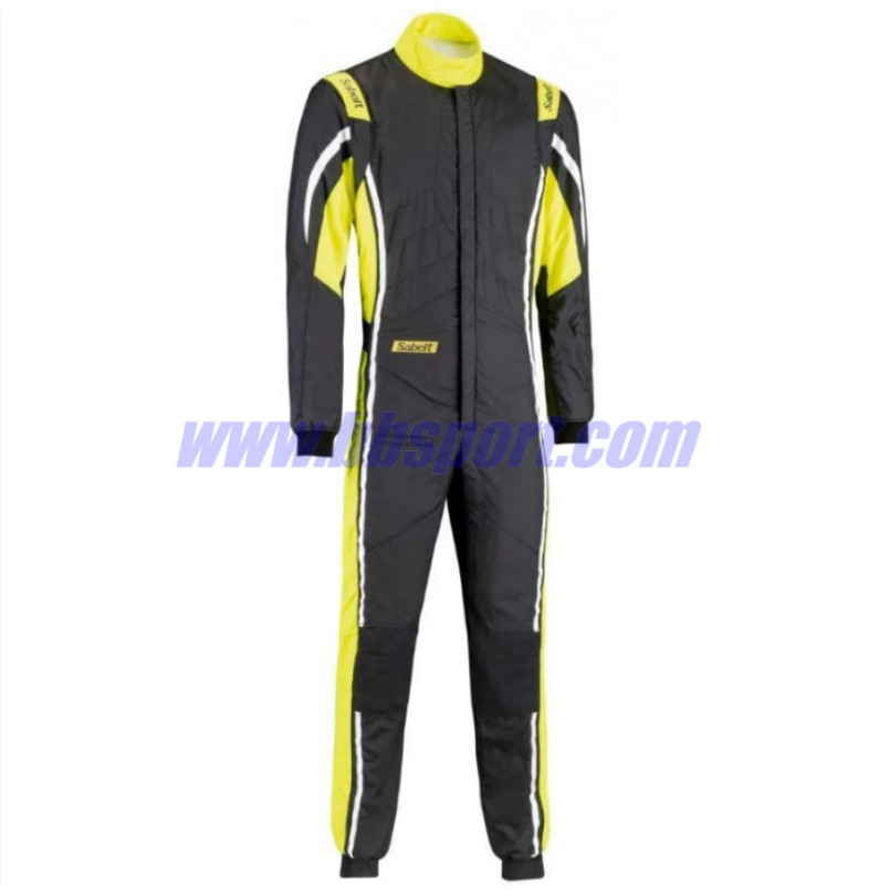 Mono automovilismo Ignífugo Sabelt FIA HERO TS10 SUPERLIGHT negro/amarillo