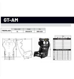 Asiento Sabelt GT-AM BASE FIA