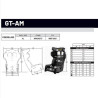 Asiento Sabelt GT-AM BASE FIA