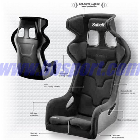 Asiento Sabelt X PAD FIA