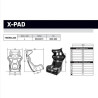 Asiento Sabelt X PAD FIA