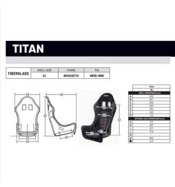 Asiento Sabelt TITAN MAX FIA