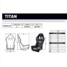 Asiento Sabelt TITAN MAX FIA